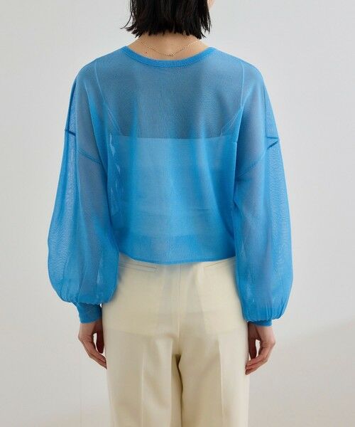 ROPE' / ロペ ニット・セーター | 【WEB・一部店舗限定】前後2WAYシアーニットカーディガン/洗える | 詳細24