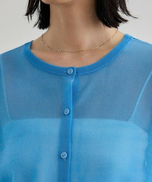 ROPE' / ロペ ニット・セーター | 【WEB・一部店舗限定】前後2WAYシアーニットカーディガン/洗える | 詳細25