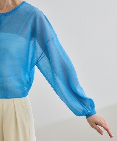 ROPE' / ロペ ニット・セーター | 【WEB・一部店舗限定】前後2WAYシアーニットカーディガン/洗える | 詳細26