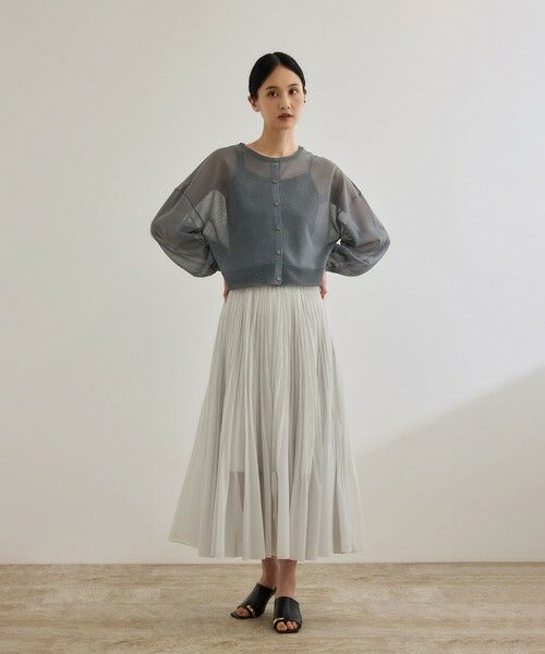 ROPE' / ロペ ニット・セーター | 【WEB・一部店舗限定】前後2WAYシアーニットカーディガン/洗える | 詳細4