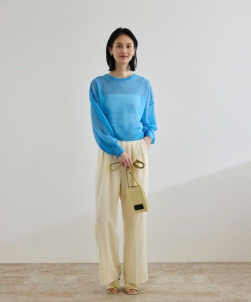 ROPE' / ロペ ニット・セーター | 【WEB・一部店舗限定】前後2WAYシアーニットカーディガン/洗える | 詳細6