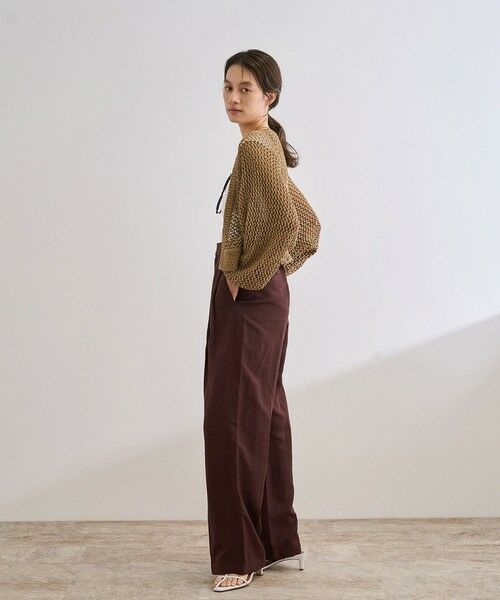 ROPE' / ロペ カーディガン・ボレロ | 【洗える】テープヤーンメッシュニットボレロ | 詳細2