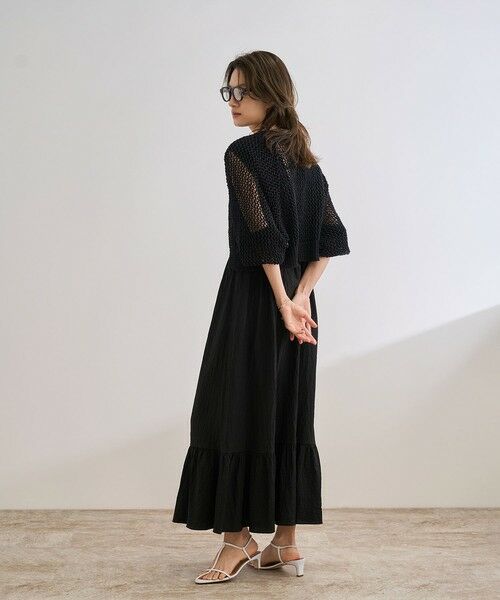 ROPE' / ロペ カーディガン・ボレロ | 【洗える】テープヤーンメッシュニットボレロ | 詳細5