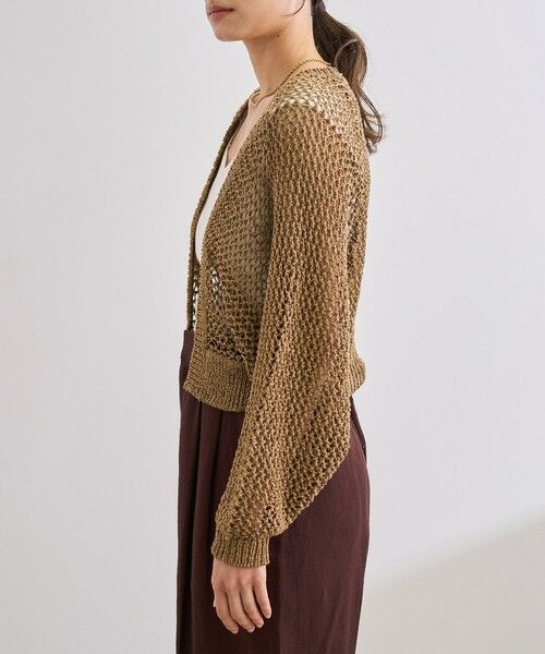 ROPE' / ロペ カーディガン・ボレロ | 【洗える】テープヤーンメッシュニットボレロ | 詳細8