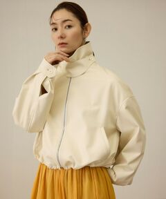 ROPE' / ロペ ブルゾン | シンセティックレザーブルゾン