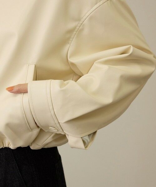 ROPE' / ロペ ブルゾン | シンセティックレザーブルゾン | 詳細17