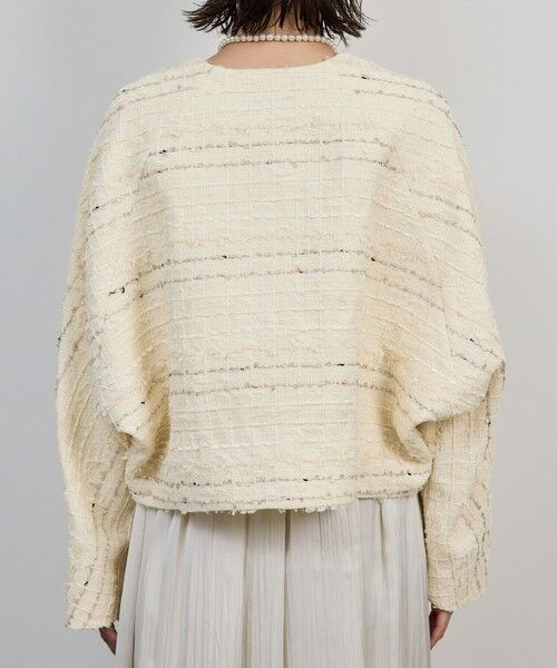 ROPE' / ロペ ノーカラージャケット | MALHIA-KENT(マリアケント) ツイードＶネックジャケット | 詳細11