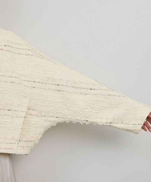 ROPE' / ロペ ノーカラージャケット | MALHIA-KENT(マリアケント) ツイードＶネックジャケット | 詳細13