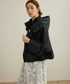 ROPE' / ロペ その他アウター | シルク混タフタギャザーマウンテンパーカー/イージーケア