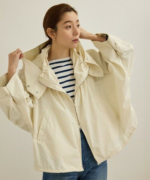 ROPE' / ロペ その他アウター | シルク混タフタギャザーマウンテンパーカー/イージーケア | 詳細1