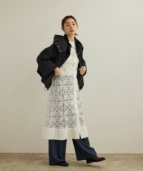 ROPE' / ロペ その他アウター | シルク混タフタギャザーマウンテンパーカー/イージーケア | 詳細10