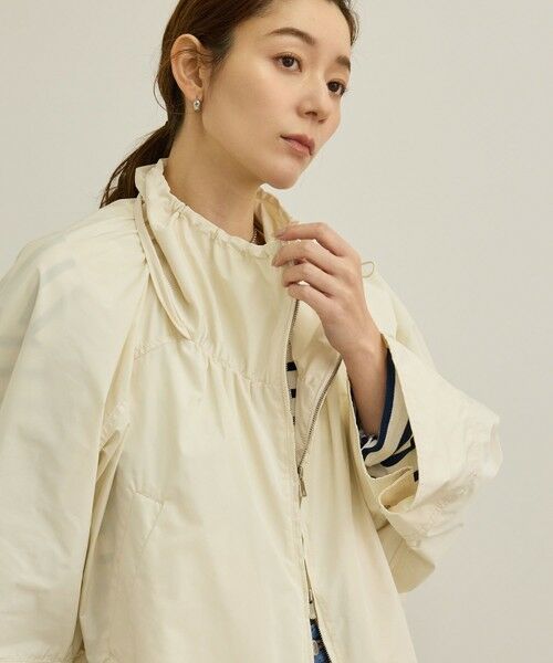 ROPE' / ロペ その他アウター | シルク混タフタギャザーマウンテンパーカー/イージーケア | 詳細8