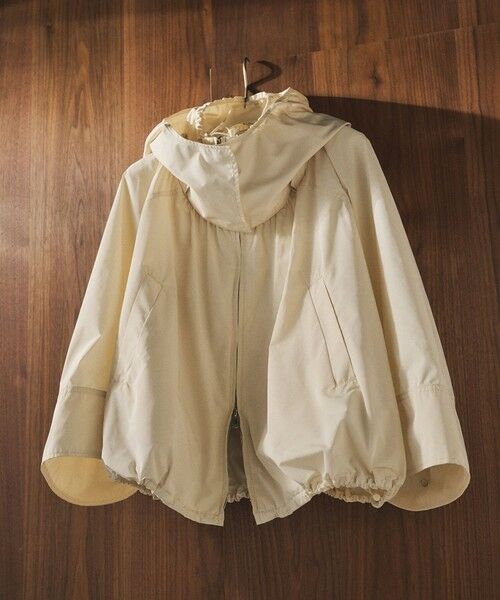 ROPE' / ロペ その他アウター | シルク混タフタギャザーマウンテンパーカー/イージーケア(オフホワイト(15))