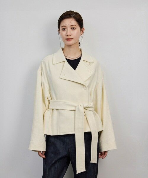 ROPE' / ロペ トレンチコート | MANTECO(マンテコ) コットンライトショートトレンチコート | 詳細4