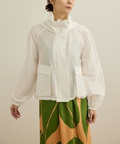 ROPE' / ロペ ブルゾン | ビスコースリネンライトマウンテンパーカー/セットアップ対応・イージーケア | 詳細11