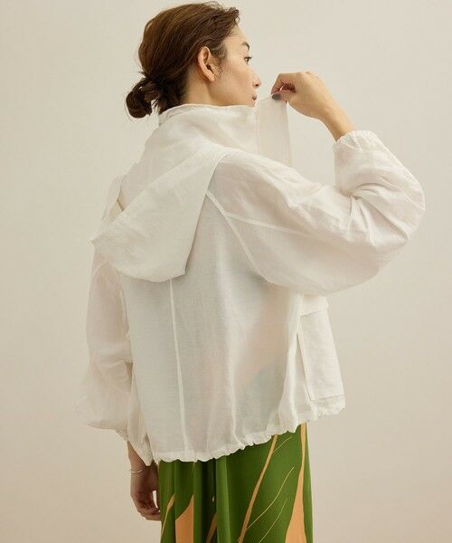 ROPE' / ロペ ブルゾン | ビスコースリネンライトマウンテンパーカー/セットアップ対応・イージーケア | 詳細4