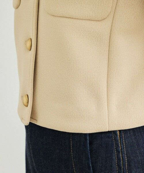 ROPE' / ロペ ノーカラージャケット | 金ボタンニットジャケット | 詳細15