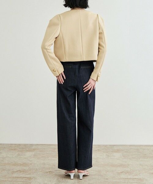 ROPE' / ロペ ノーカラージャケット | 金ボタンニットジャケット | 詳細25