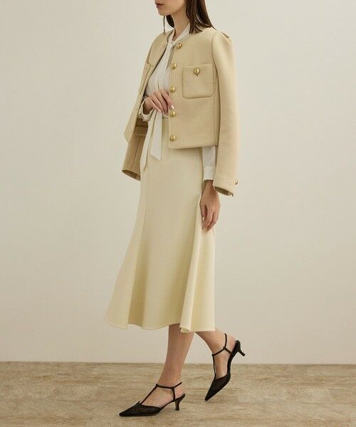 ROPE' / ロペ ノーカラージャケット | 金ボタンニットジャケット | 詳細30