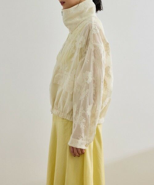 ROPE' / ロペ ブルゾン | フラワーエンブロイダリーライトブルゾン/セットアップ対応 | 詳細12