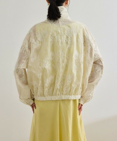 ROPE' / ロペ ブルゾン | フラワーエンブロイダリーライトブルゾン/セットアップ対応 | 詳細13