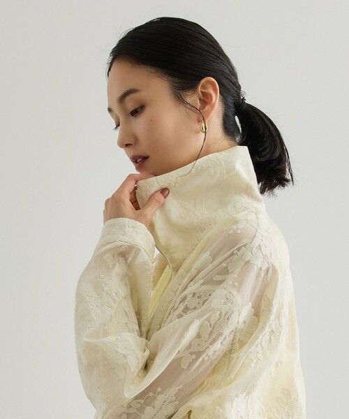 ROPE' / ロペ ブルゾン | フラワーエンブロイダリーライトブルゾン/セットアップ対応 | 詳細14