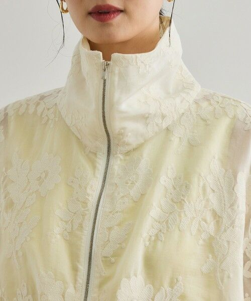 ROPE' / ロペ ブルゾン | フラワーエンブロイダリーライトブルゾン/セットアップ対応 | 詳細15