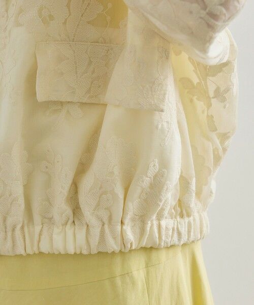 ROPE' / ロペ ブルゾン | フラワーエンブロイダリーライトブルゾン/セットアップ対応 | 詳細19