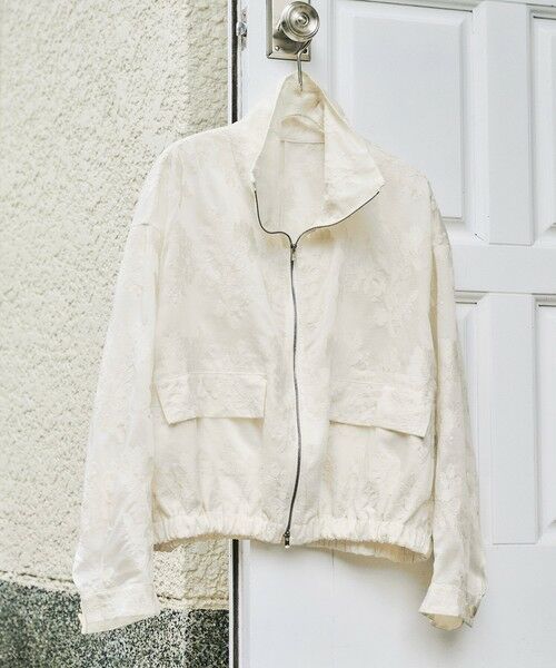 ROPE' / ロペ ブルゾン | フラワーエンブロイダリーライトブルゾン/セットアップ対応 | 詳細21