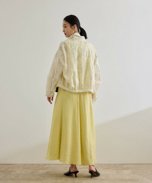 ROPE' / ロペ ブルゾン | フラワーエンブロイダリーライトブルゾン/セットアップ対応 | 詳細4