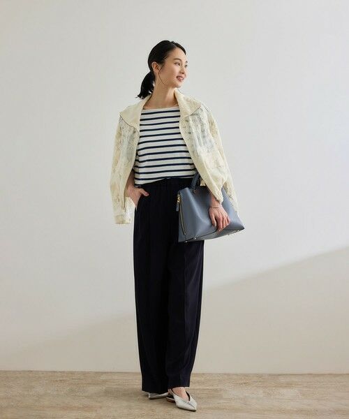 ROPE' / ロペ ブルゾン | フラワーエンブロイダリーライトブルゾン/セットアップ対応 | 詳細7