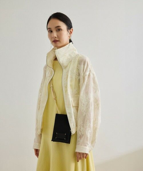 ROPE' / ロペ ブルゾン | フラワーエンブロイダリーライトブルゾン/セットアップ対応 | 詳細9