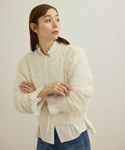 ROPE' / ロペ ニット・セーター | チュールハナモールツィードニット | 詳細9