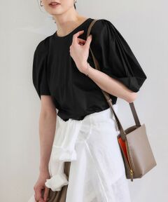 ROPE' / ロペ Tシャツ | 【洗える】クリア天竺ボリュームスリーブプルオーバー【お仕事・通勤対応】