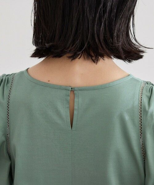 ROPE' / ロペ Tシャツ | 【洗える】クリア天竺ボリュームスリーブプルオーバー【お仕事・通勤対応】 | 詳細19