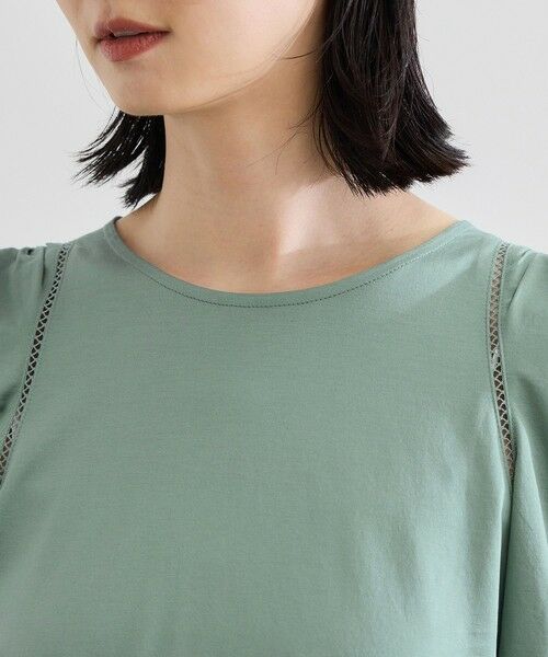 ROPE' / ロペ Tシャツ | 【洗える】クリア天竺ボリュームスリーブプルオーバー【お仕事・通勤対応】 | 詳細20