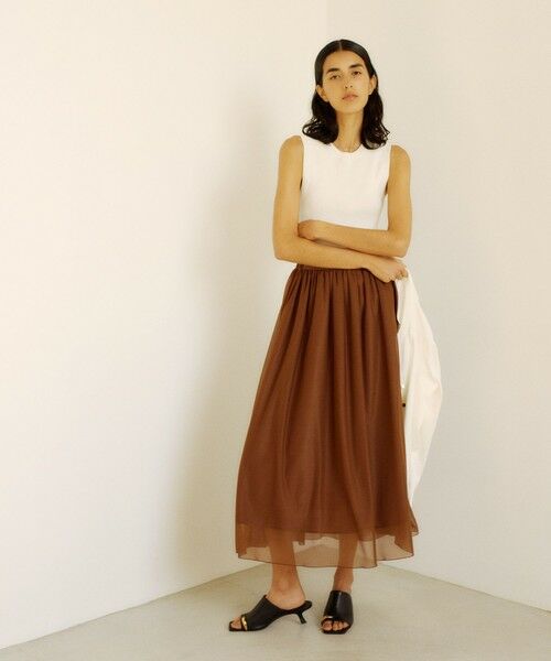 ROPE' / ロペ ニット・セーター | 【洗える】オーガニックコットンリブスリーブレスニット | 詳細1