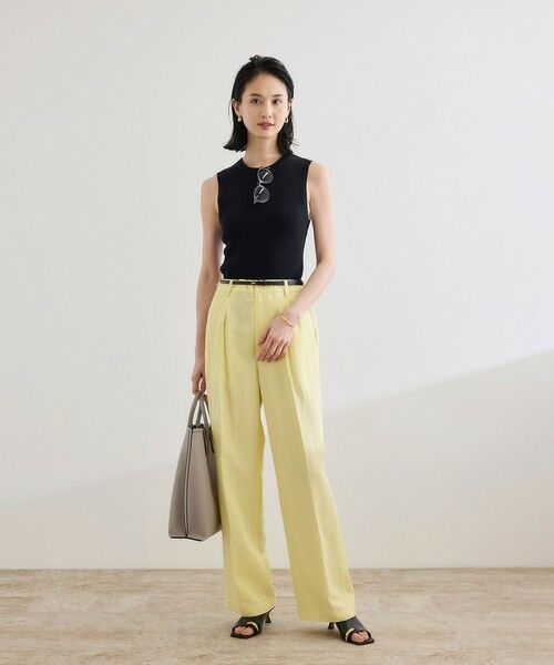 ROPE' / ロペ ニット・セーター | 【洗える】オーガニックコットンリブスリーブレスニット | 詳細12