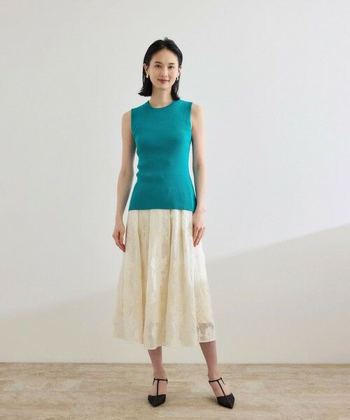 ROPE' / ロペ ニット・セーター | 【洗える】オーガニックコットンリブスリーブレスニット | 詳細15