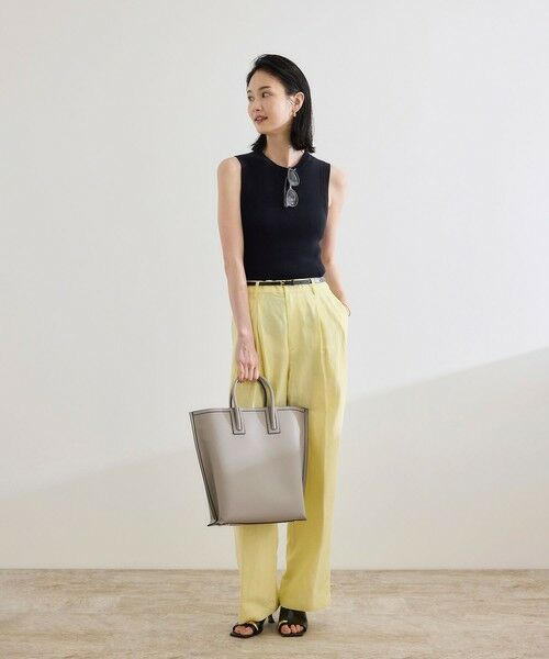 ROPE' / ロペ ニット・セーター | 【洗える】オーガニックコットンリブスリーブレスニット | 詳細4