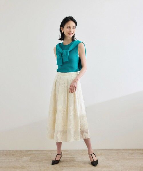 ROPE' / ロペ ニット・セーター | 【洗える】オーガニックコットンリブスリーブレスニット | 詳細7