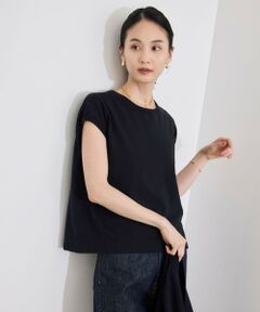 ROPE' / ロペ ニット・セーター | 【洗える】オーガニックコットンハイゲージフレンチスリーブニット