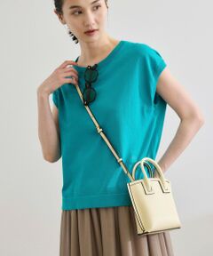 ROPE' / ロペ ニット・セーター | 【洗える】オーガニックコットンハイゲージフレンチスリーブニット