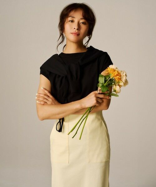 ROPE' / ロペ ニット・セーター | 【洗える】オーガニックコットンハイゲージフレンチスリーブニット | 詳細1