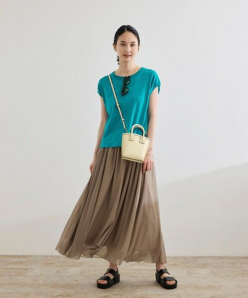 ROPE' / ロペ ニット・セーター | 【洗える】オーガニックコットンハイゲージフレンチスリーブニット | 詳細11