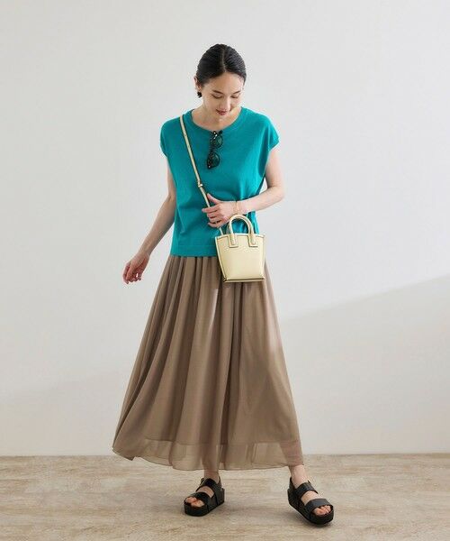 ROPE' / ロペ ニット・セーター | 【洗える】オーガニックコットンハイゲージフレンチスリーブニット | 詳細12