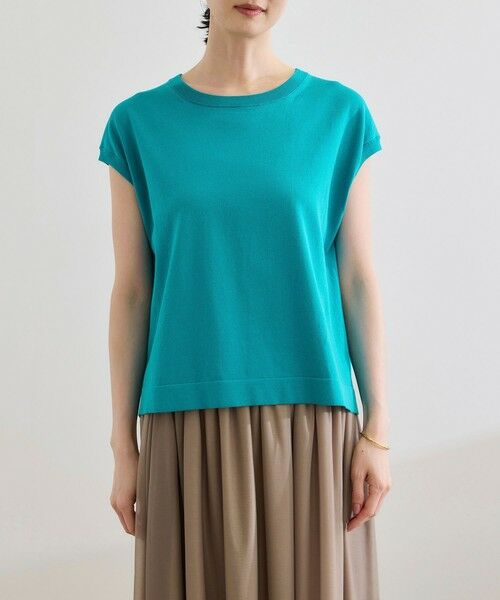 ROPE' / ロペ ニット・セーター | 【洗える】オーガニックコットンハイゲージフレンチスリーブニット | 詳細17