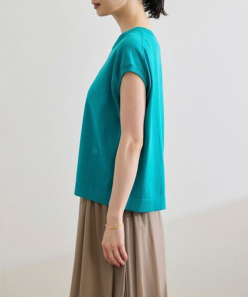 ROPE' / ロペ ニット・セーター | 【洗える】オーガニックコットンハイゲージフレンチスリーブニット | 詳細18