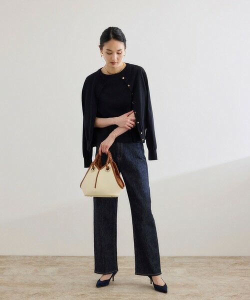 ROPE' / ロペ ニット・セーター | 【洗える】オーガニックコットンハイゲージフレンチスリーブニット | 詳細8