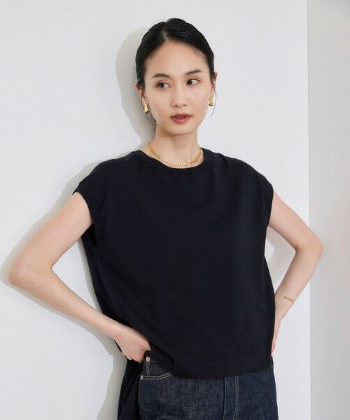 ROPE' / ロペ ニット・セーター | 【洗える】オーガニックコットンハイゲージフレンチスリーブニット | 詳細9